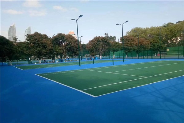 永嘉硅pu材料篮球场