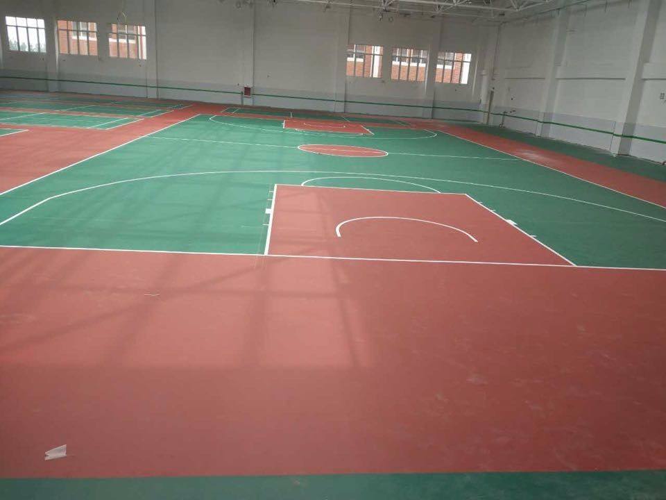 海宁塑胶篮球场施工：打造专业运动场地