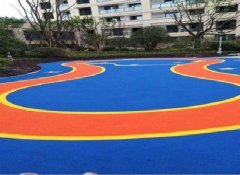 嘉善小区塑胶地面